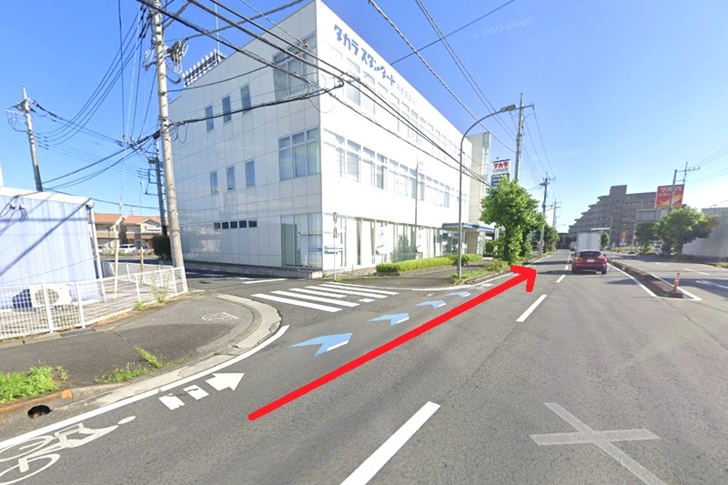 タカラスタンダード 宇都宮ショールームまでの車の経路