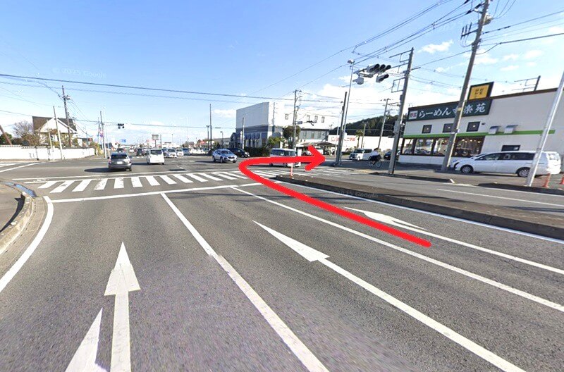 タカラスタンダード 那須塩原ショールームまでの車の経路