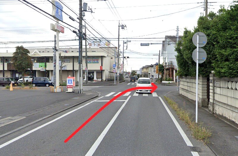 タカラスタンダード 小山ショールームまでの車の経路