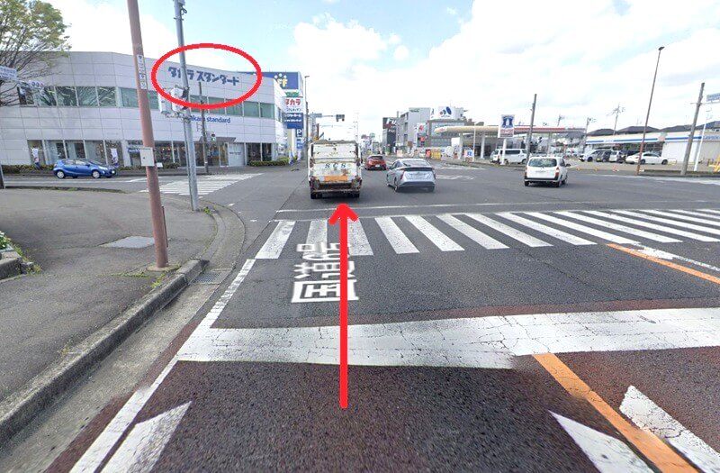 タカラスタンダード 水戸ショールームまでの車の経路