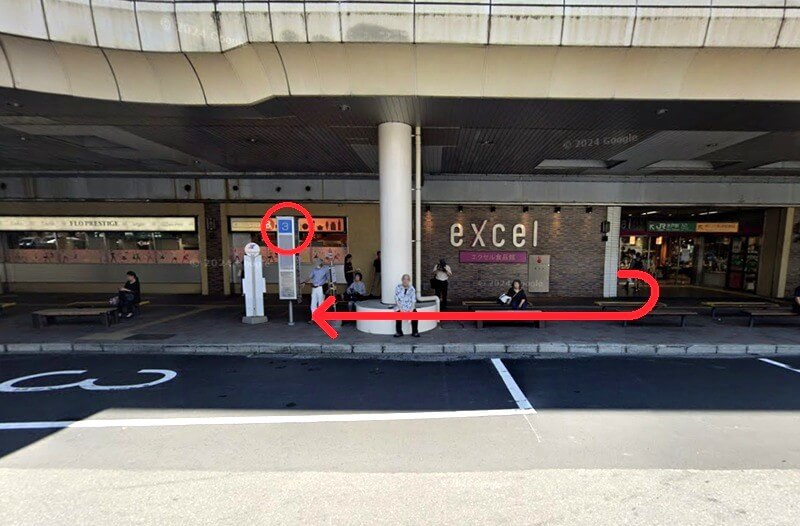 タカラスタンダード 水戸ショールームまでの徒歩経路