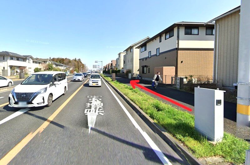 タカラスタンダード つくばショールームまでの徒歩経路