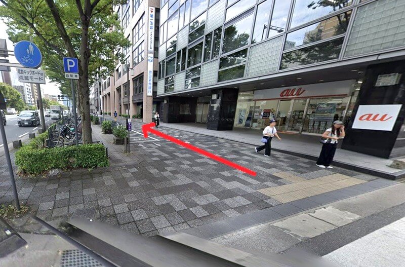 タカラスタンダード 京都御池ショールームまでの徒歩経路