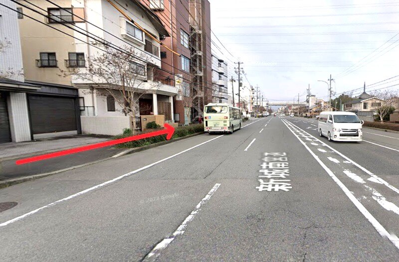 タカラスタンダード 京都南ショールームまでの徒歩経路