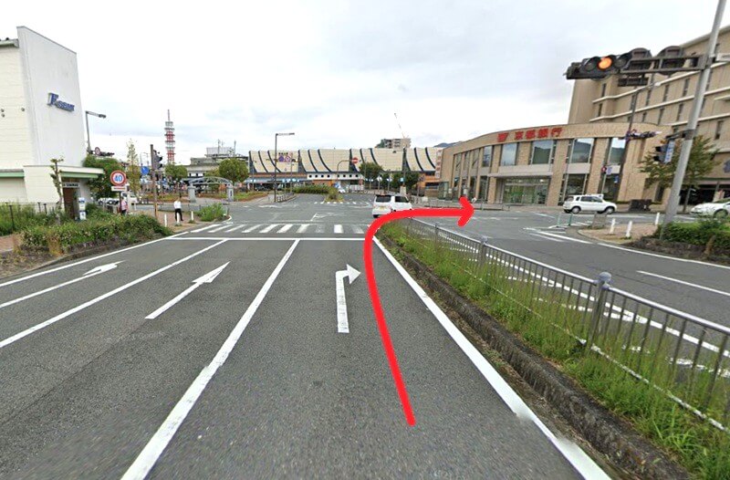 タカラスタンダード 福知山ショールームまでの車の経路