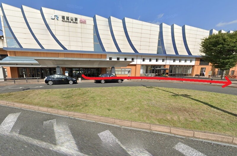 タカラスタンダード 福知山ショールームまでの徒歩経路