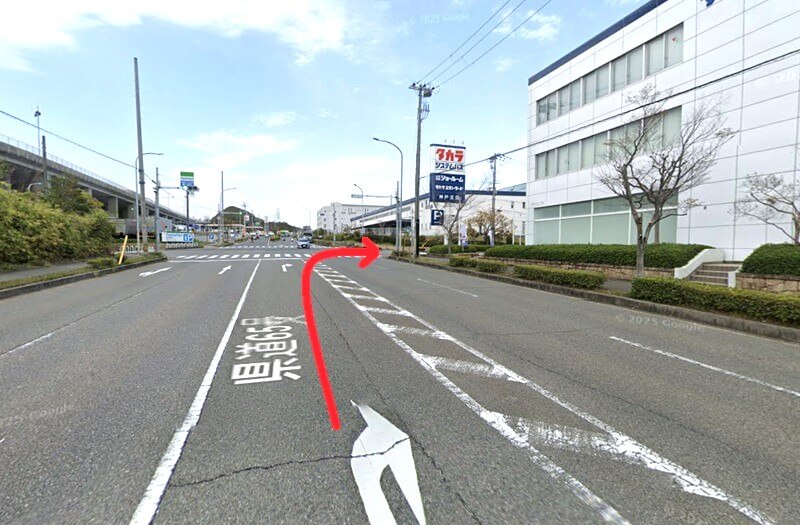 タカラスタンダード 神戸ショールームまでの車の経路