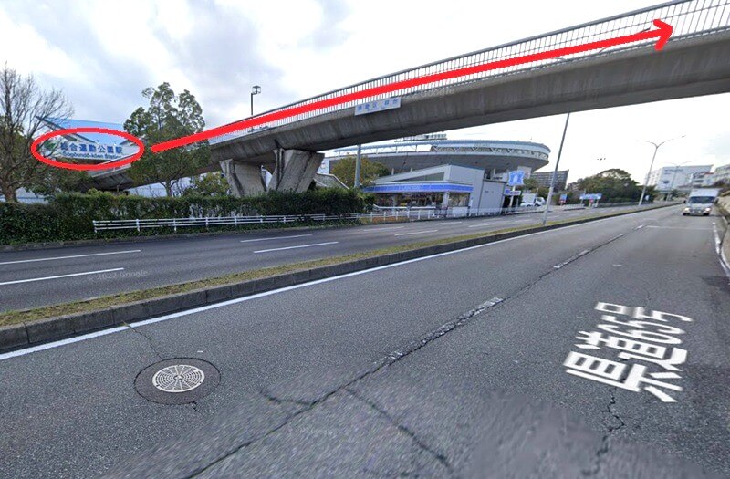 タカラスタンダード 神戸ショールームまでの徒歩経路