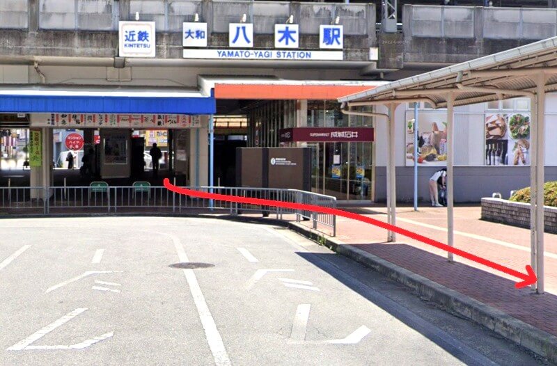 タカラスタンダード 奈良ショールームまでの徒歩経路