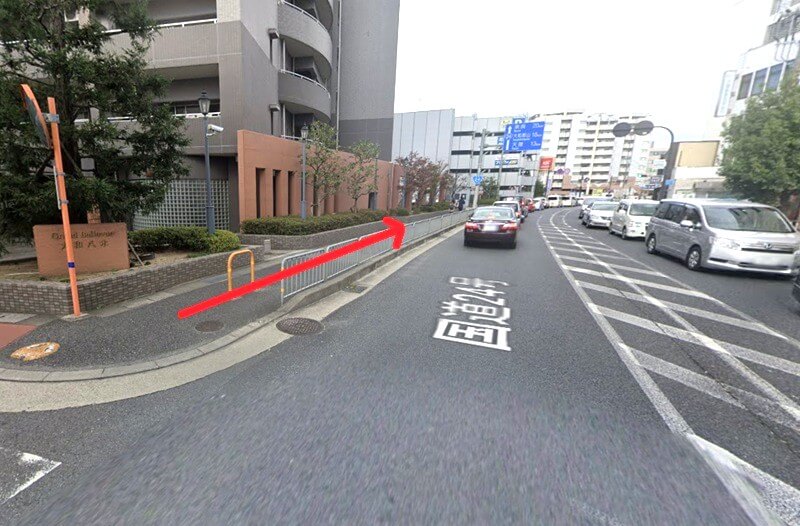 タカラスタンダード 奈良ショールームまでの徒歩経路