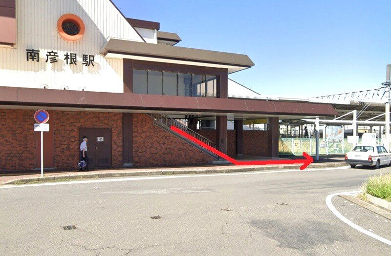 タカラスタンダード 彦根ショールームまでの徒歩経路