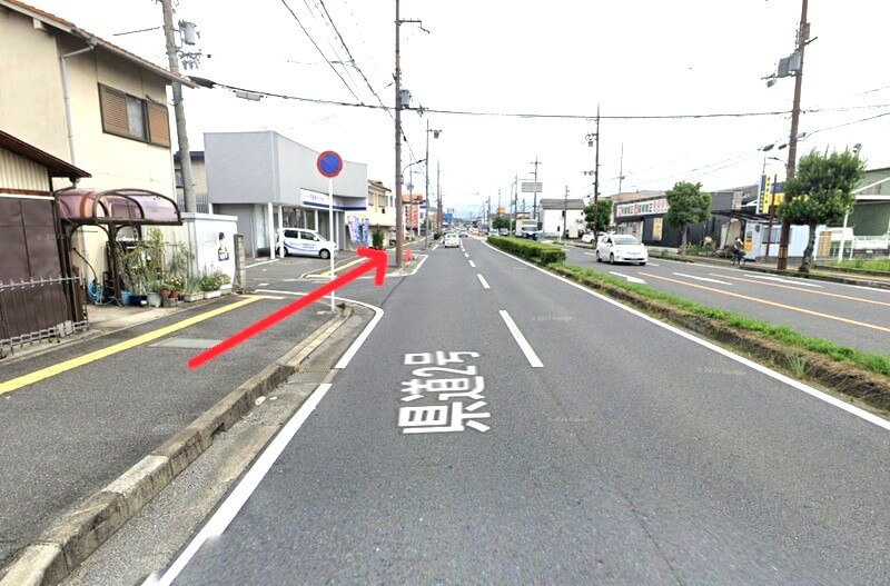 タカラスタンダード 草津ショールームまでの徒歩経路