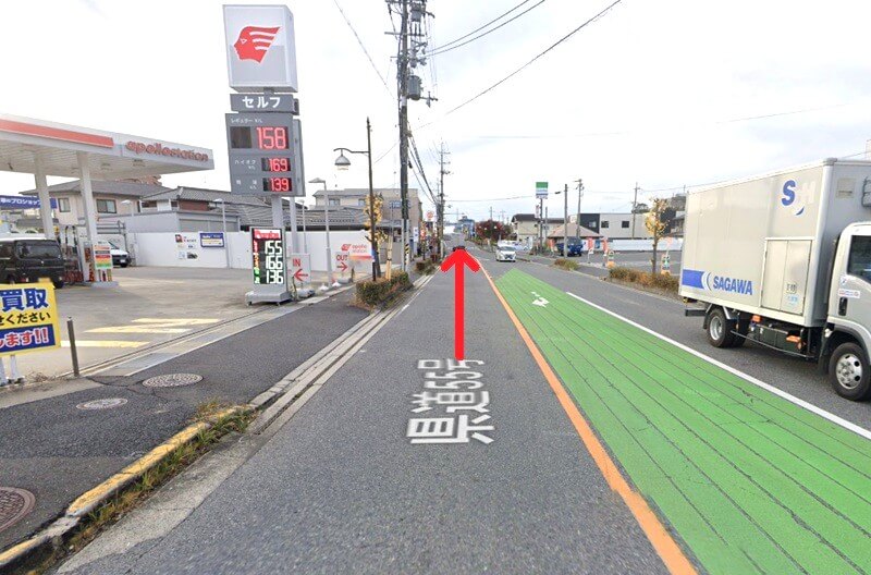 タカラスタンダード 草津ショールームまでの車の経路