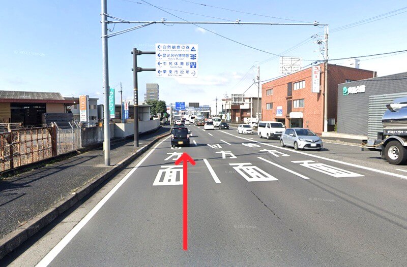 タカラスタンダード 草津ショールームまでの車の経路