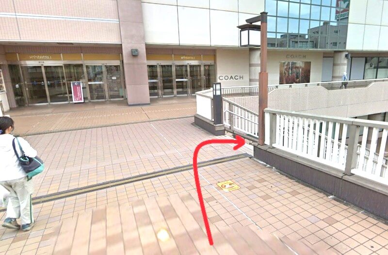 タカラスタンダード 草津ショールームまでの徒歩経路