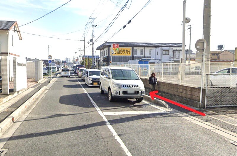 タカラスタンダード 草津ショールームまでの徒歩経路