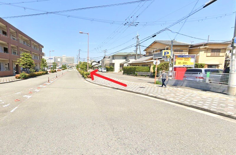 タカラスタンダード 和歌山ショールームまでの徒歩経路