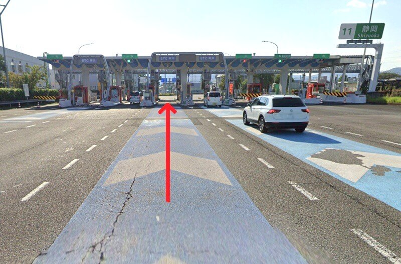 タカラスタンダード 静岡ショールームまでの車の経路