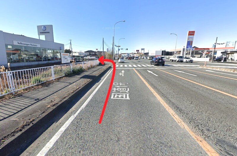 タカラスタンダード 沼津ショールームまでの車の経路