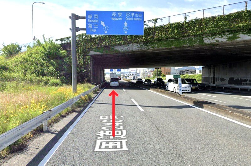 タカラスタンダード 沼津ショールームまでの車の経路