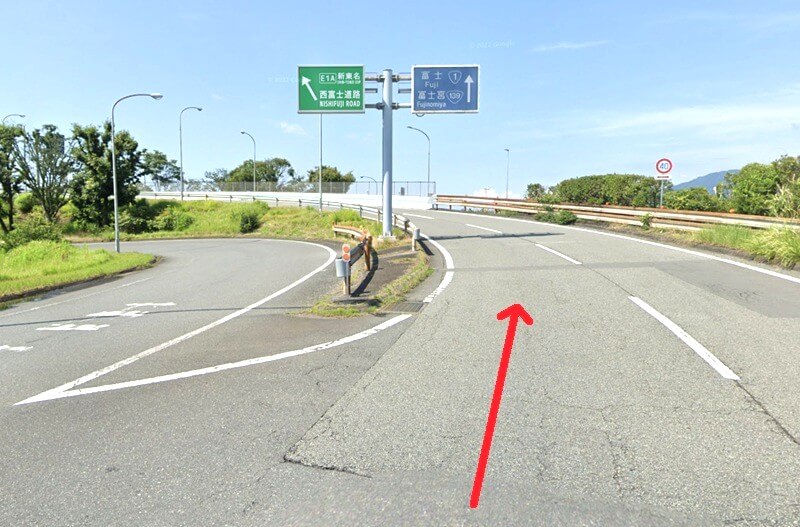 タカラスタンダード 富士ショールームまでの車の経路