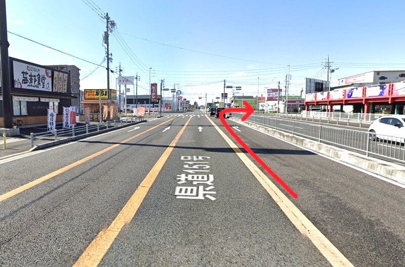 タカラスタンダード 岐阜ショールームまでの車の経路