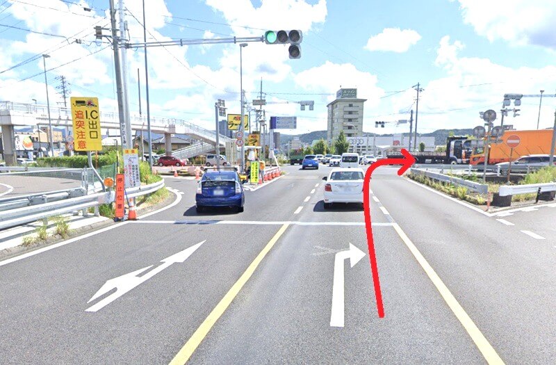 タカラスタンダード 多治見ショールームまでの車の経路