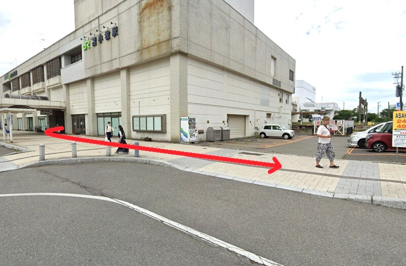 タカラスタンダード 苫小牧ショールームまでの徒歩経路