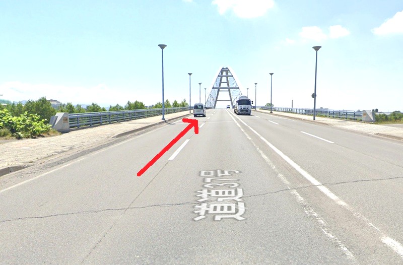 タカラスタンダード 旭川ショールームまでの車の経路