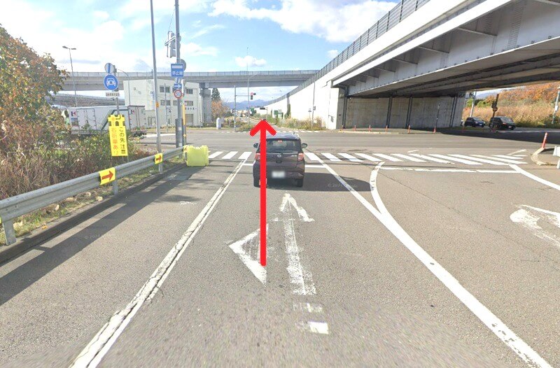 タカラスタンダード 函館ショールームまでの車の経路