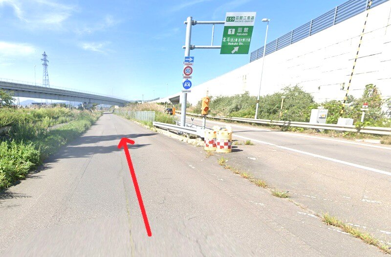 タカラスタンダード 函館ショールームまでの車の経路