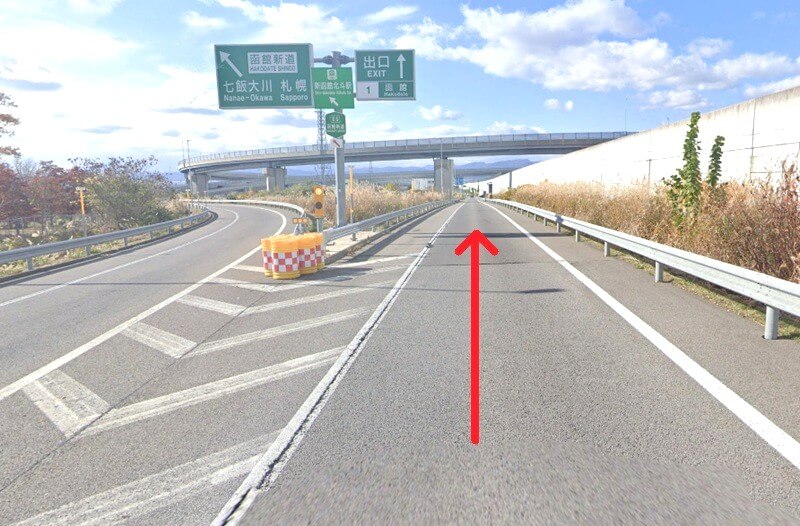 タカラスタンダード 函館ショールームまでの車の経路