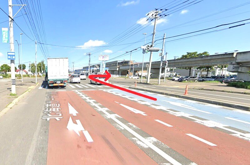 タカラスタンダード 道東ショールームまでの車の経路