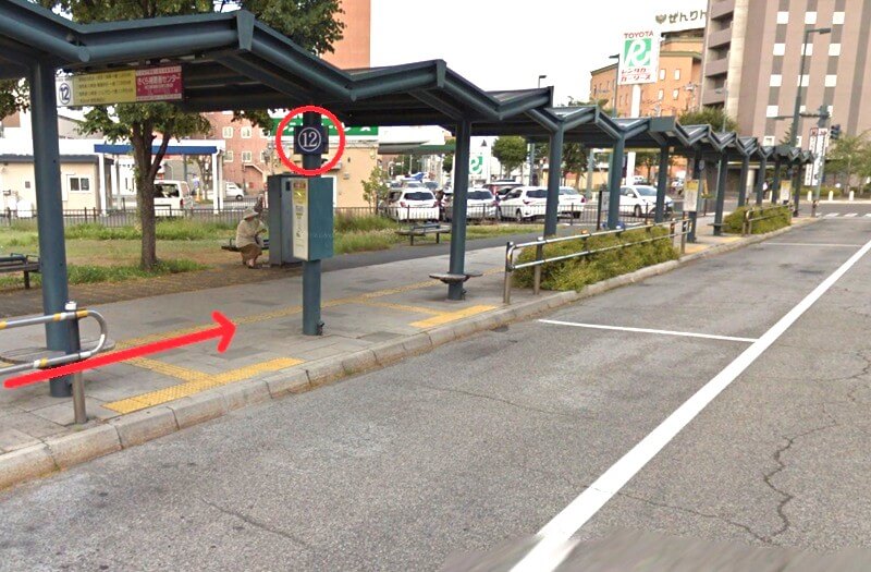 タカラスタンダード 道東ショールームまでの徒歩経路