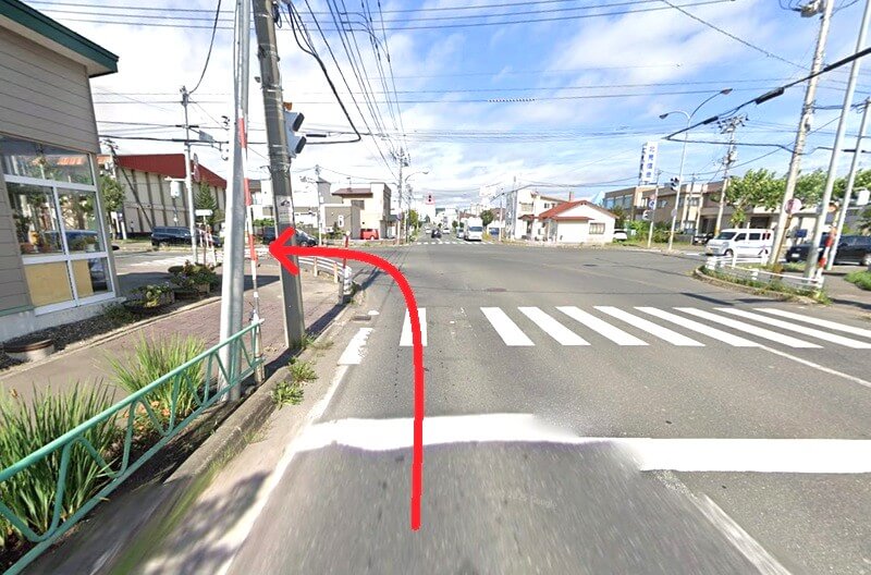 タカラスタンダード 北見ショールームまでの車の経路