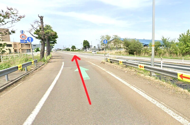 タカラスタンダード 弘前ショールームまでの車の経路