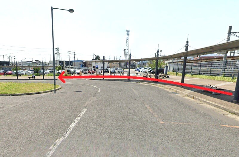 タカラスタンダード 弘前ショールームまでの徒歩経路