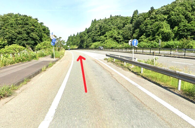 タカラスタンダード 秋田ショールームまでの車の経路