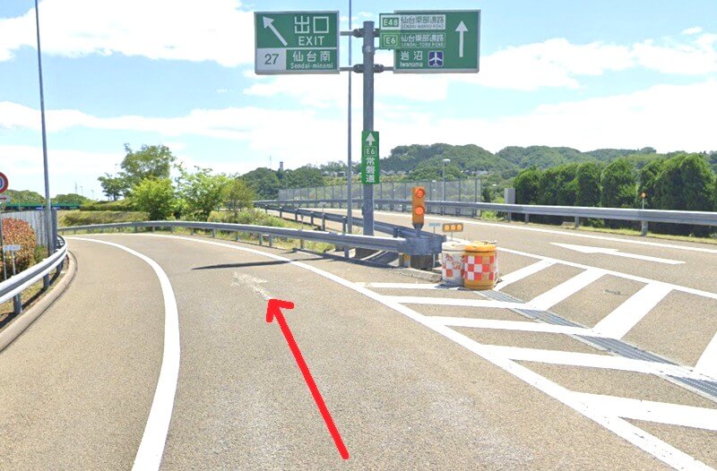 タカラスタンダード 仙台ショールームまでの車の経路