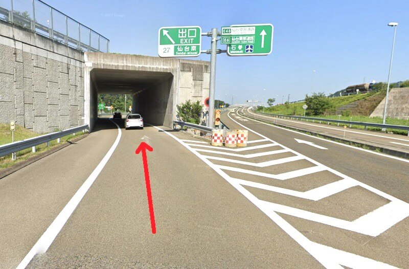 タカラスタンダード 仙台ショールームまでの車の経路