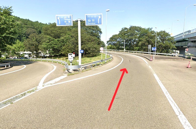 タカラスタンダード 仙台ショールームまでの車の経路