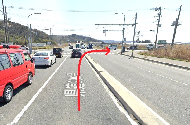 タカラスタンダード 石巻ショールームまでの車の経路