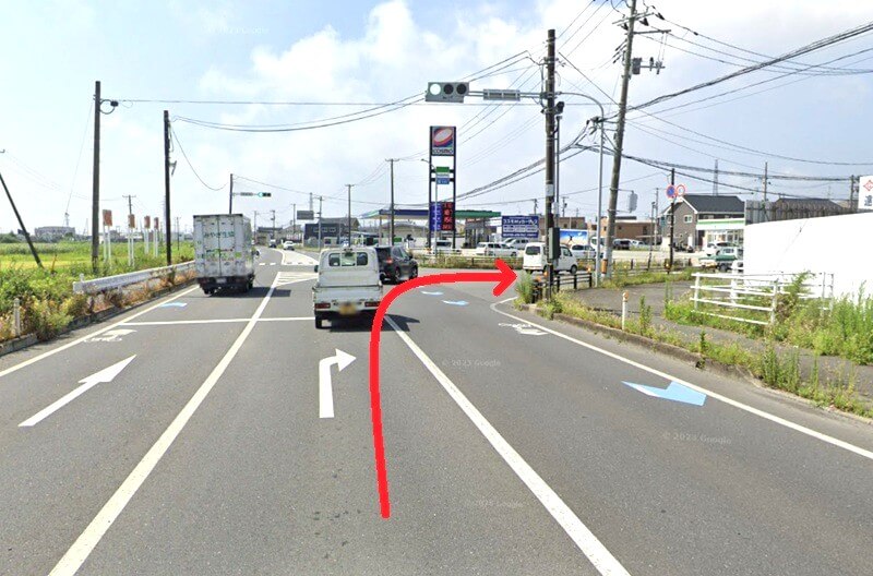 タカラスタンダード 石巻ショールームまでの車の経路