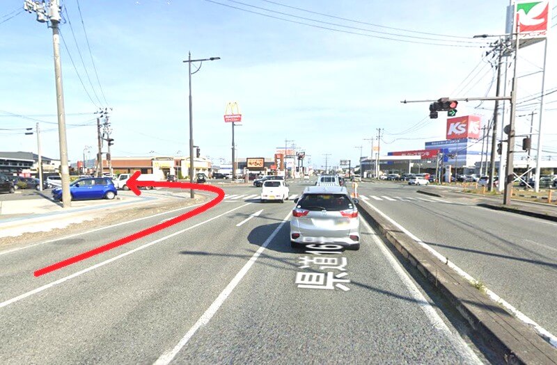 タカラスタンダード 石巻ショールームまでの車の経路