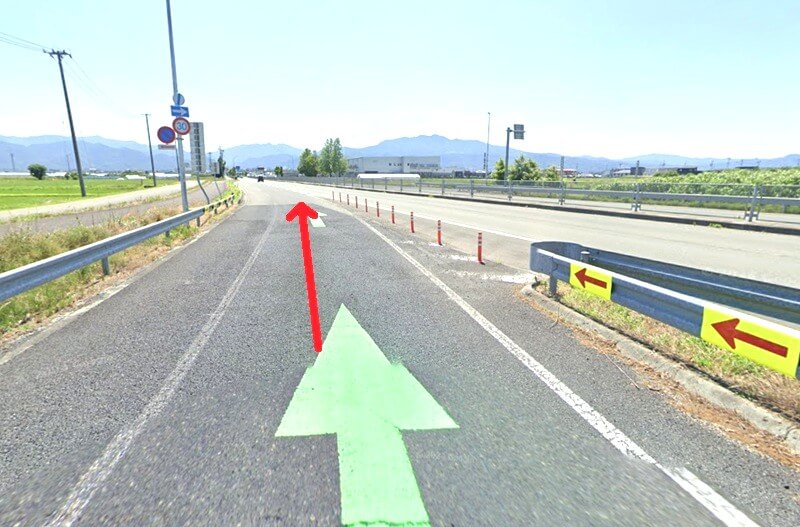 タカラスタンダード 山形ショールームまでの車の経路