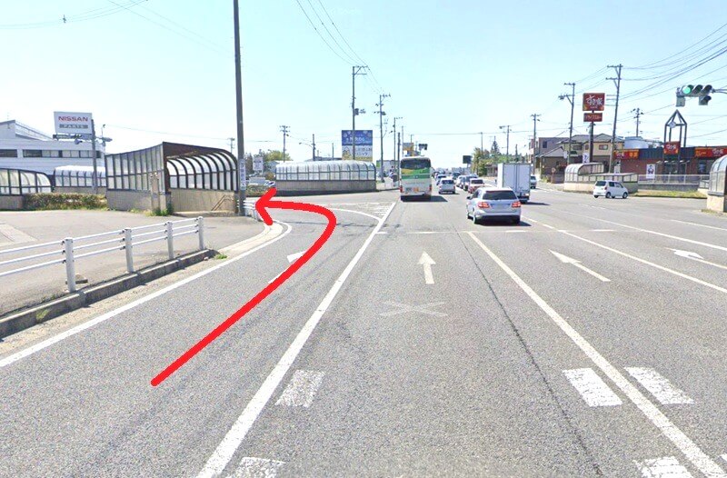 タカラスタンダード 郡山ショールームまでの車の経路