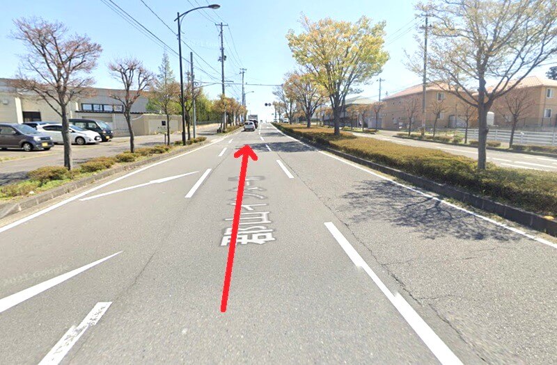 タカラスタンダード 郡山ショールームまでの車の経路