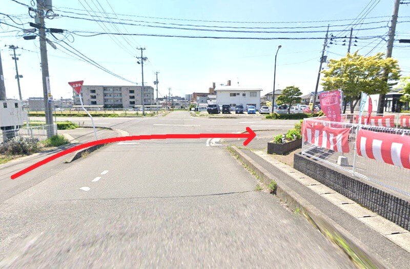 タカラスタンダード 郡山ショールームまでの徒歩経路