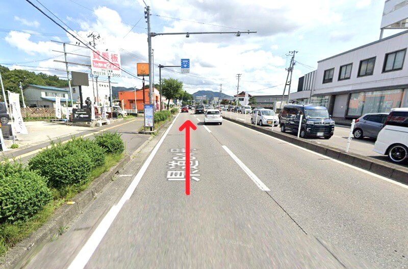 タカラスタンダード 会津ショールームまでの車の経路