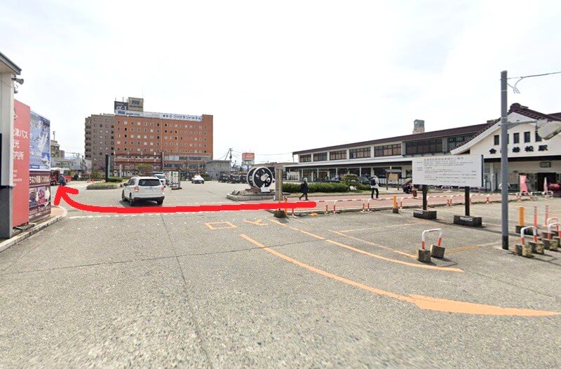 タカラスタンダード 会津ショールームまでの徒歩経路